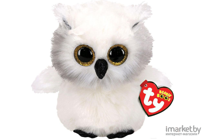 Мягкая игрушка TY Beanie Boos Сова Snowy [36305]