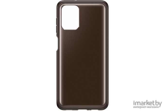 Чехол для телефона Samsung Soft Clear Cover для A12 черный [EF-QA125TBEGRU]