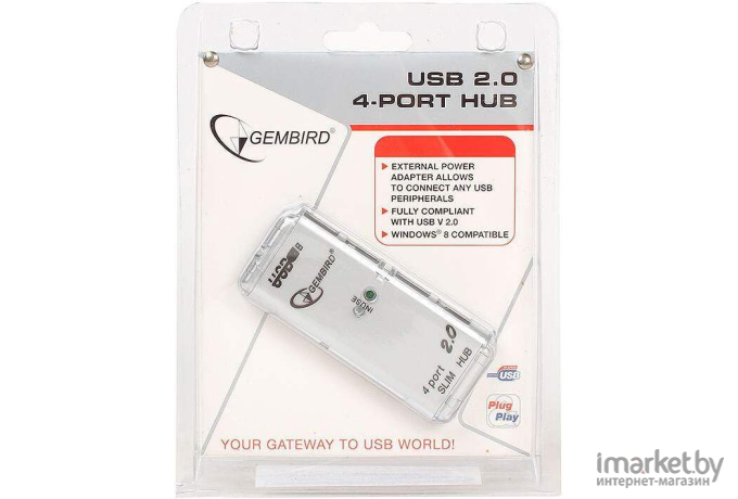 USB-хаб Gembird UHB-C244