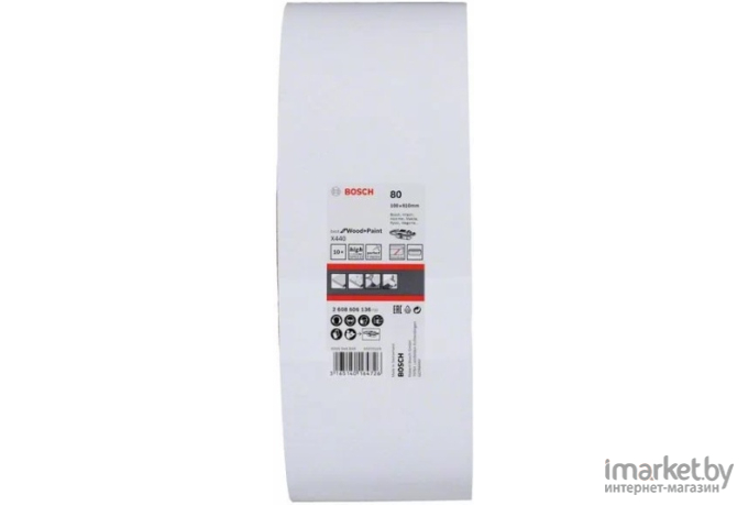 Шлифлента Bosch 100*610 К 80 10шт 2.608.606.136