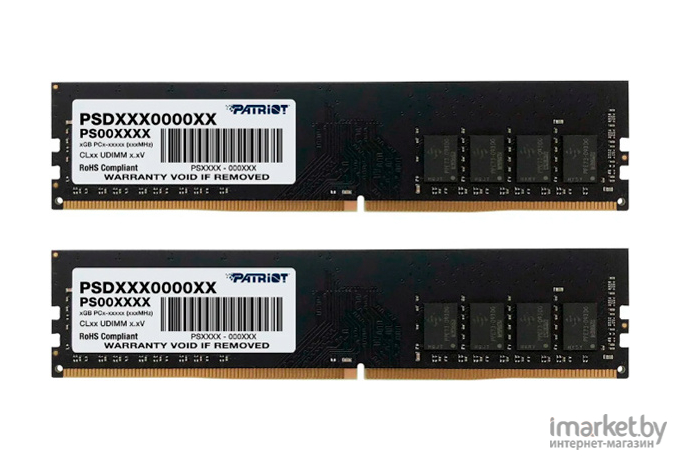 Оперативная память Patriot Signature Line 16Gb DDR 4 DIMM PC25600 [PSD416G3200K]