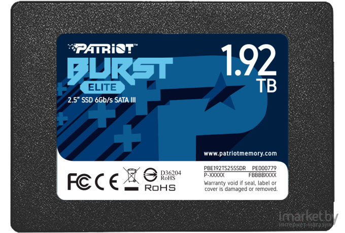 SSD диск Patriot Burst Elite 1.92TB [PBE192TS25SSDR]