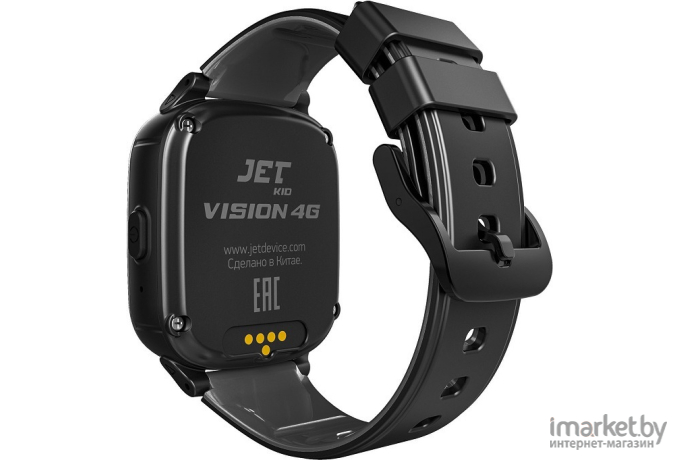 Умные часы Jet Kid Vision 4G черный/серый