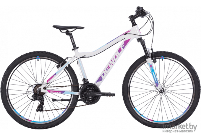 Велосипед Dewolf RIDLY 10 W 26  18 белый/светло-голубой/пурпур [DWF2126010018]