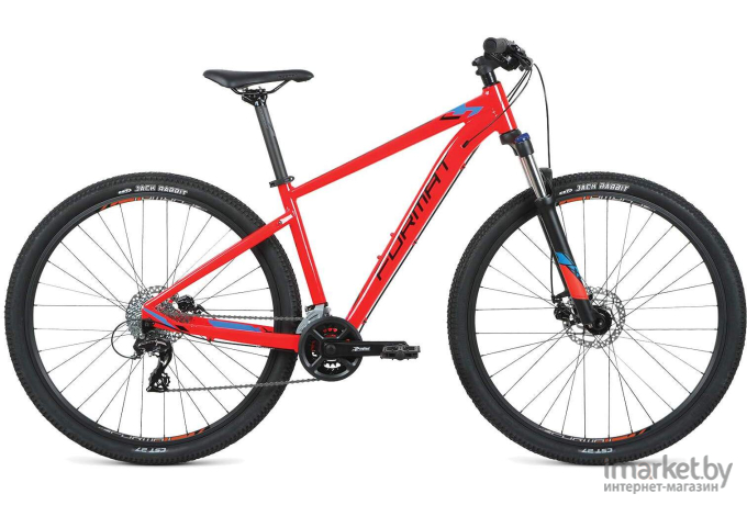 Велосипед Format 1414 27,5 M 2020-2021 красный матовый [RBKM1M37D005]