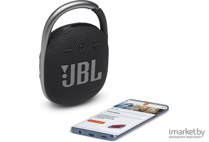 Портативная акустика JBL Clip 4 черный [JBLCLIP4BLK]