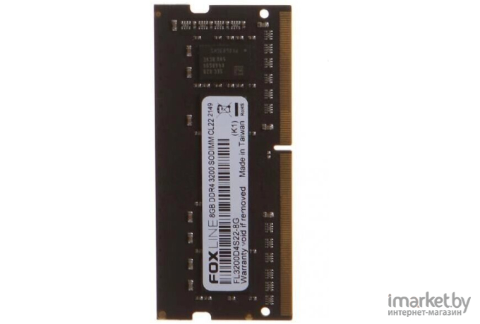 Оперативная память Foxline SODIMM 8GB 3200 DDR4 [FL3200D4S22-8G]