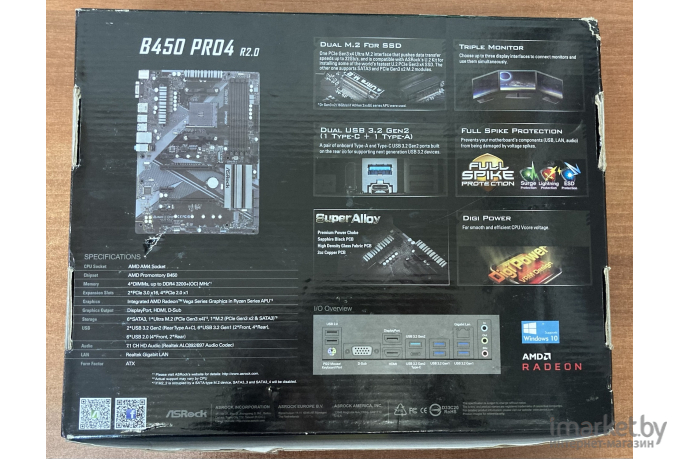 Материнская плата ASRock B450 PRO4 R2.0