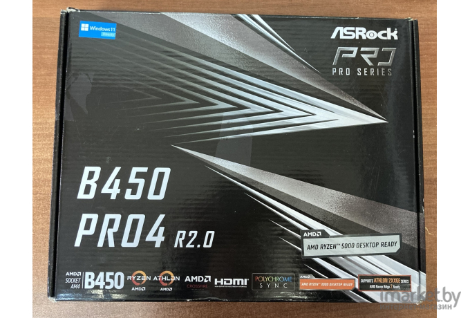 Материнская плата ASRock B450 PRO4 R2.0