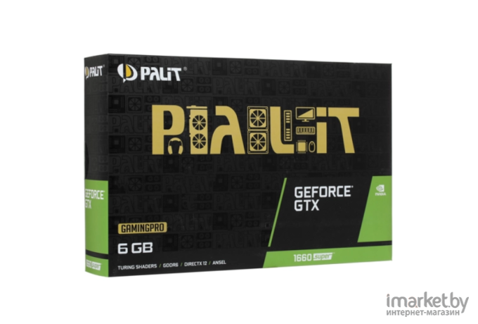 Видеокарта Palit GeForce GTX 1660 Super GP 6GB GDDR6 (NE6166S018J9-1160A-1)