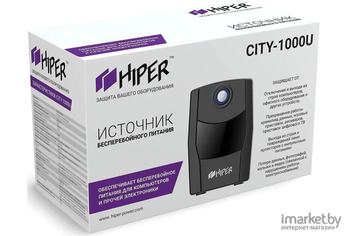 Источник бесперебойного питания Hiper CITY-1000U