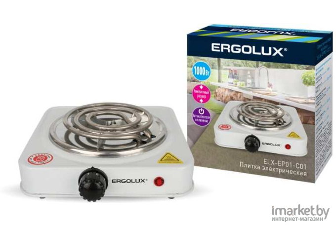Настольная плита Ergolux ELX-EP01-C01 белый
