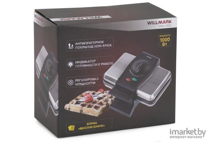 Вафельница Willmark WM-105V