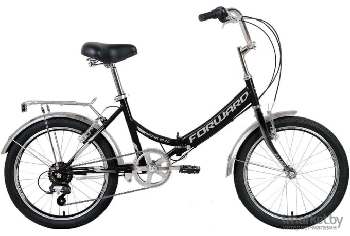 Велосипед Forward Arsenal 20 2.0 20-21 г 14 черный/серый [RBKW1YF06009]