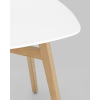 Стол обеденный Stool Group Target 80*80 белый ножки массив бука [SL-691]