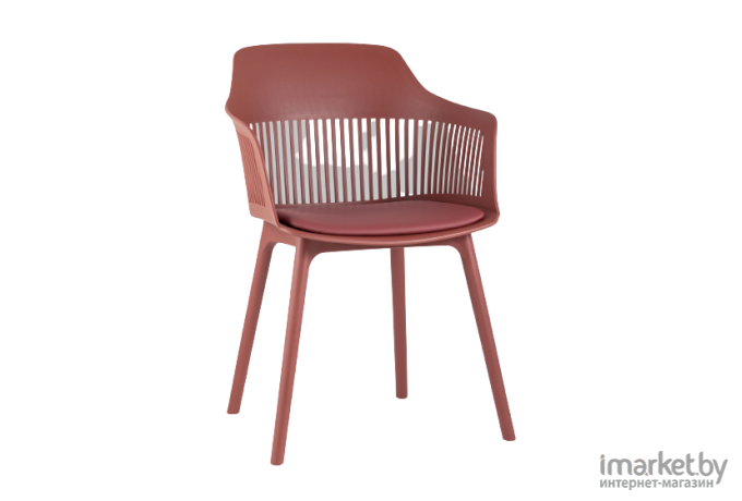 Стул Stool Group Crocus с подушкой бордовый [SL-7047DP dark red 66011 DUAL]