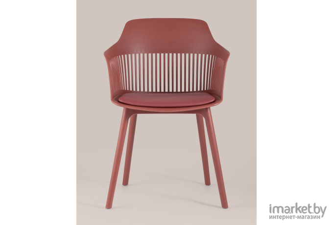 Стул Stool Group Crocus с подушкой бордовый [SL-7047DP dark red 66011 DUAL]