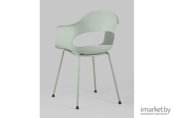 Стул Stool Group Lady пластик серо-зеленый [SL-7018K greyish green 90455]