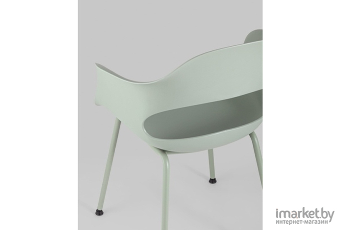 Стул Stool Group Lady пластик серо-зеленый [SL-7018K greyish green 90455]