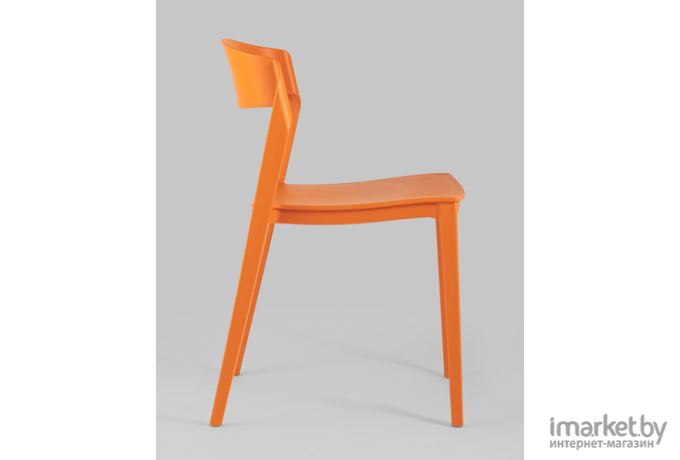 Стул Stool Group Moris пластик оранжевый [SL-7089 orange 60110]