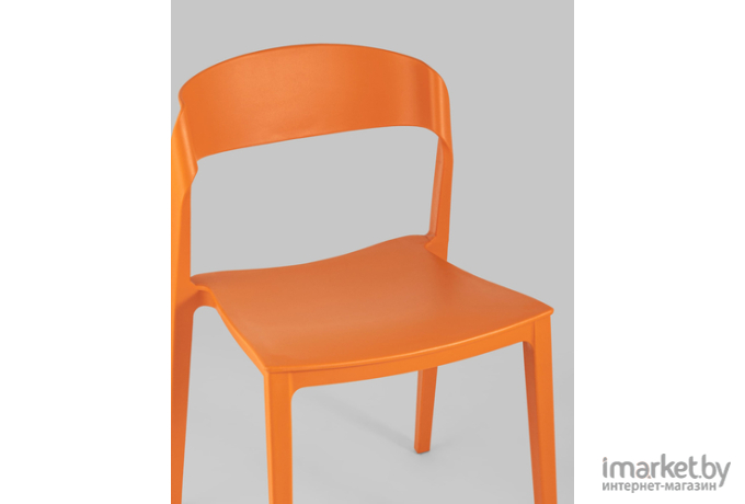 Стул Stool Group Moris пластик оранжевый [SL-7089 orange 60110]