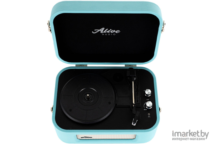 Виниловый проигрыватель Alive Audio STORIES c Bluetooth Turquoise (AASTR06ts)