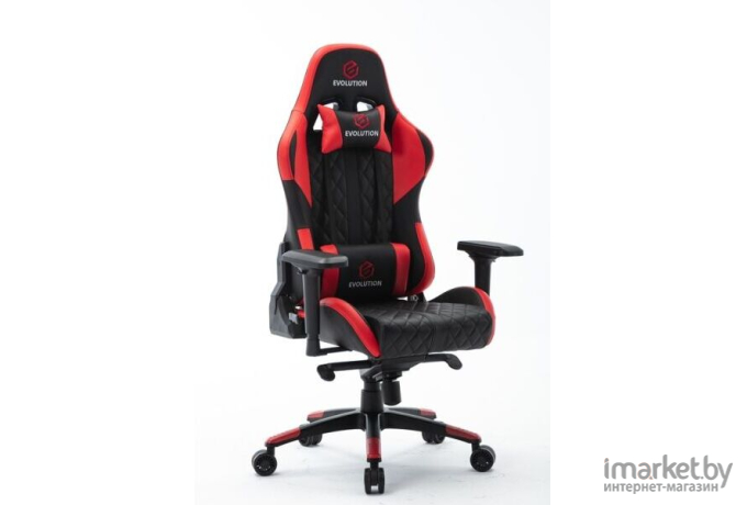 Геймерское кресло Evolution Racer Black/Red