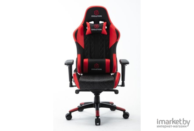 Геймерское кресло Evolution Racer Black/Red