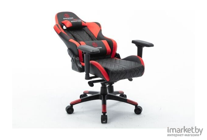 Геймерское кресло Evolution Racer Black/Red