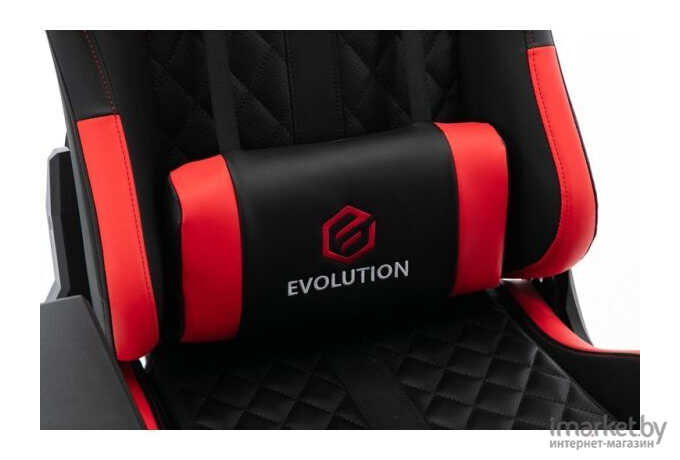 Геймерское кресло Evolution Racer Black/Red