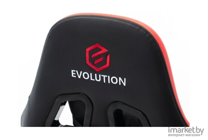 Геймерское кресло Evolution Racer Black/Red