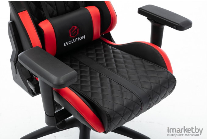 Геймерское кресло Evolution Racer M Black/Red