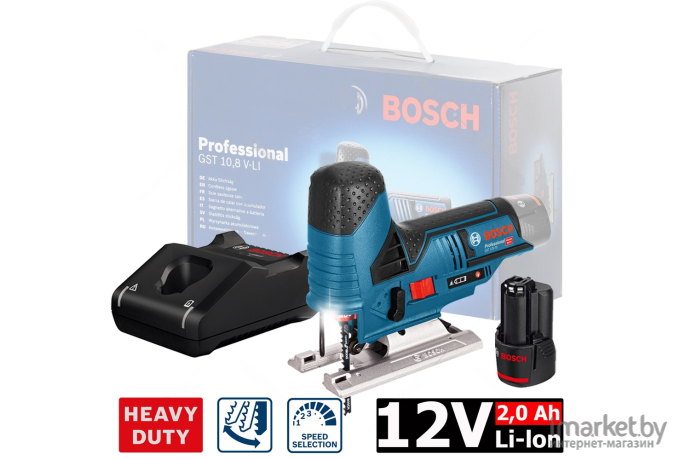 Электролобзик Bosch GST 12V-70 [0615990M40]