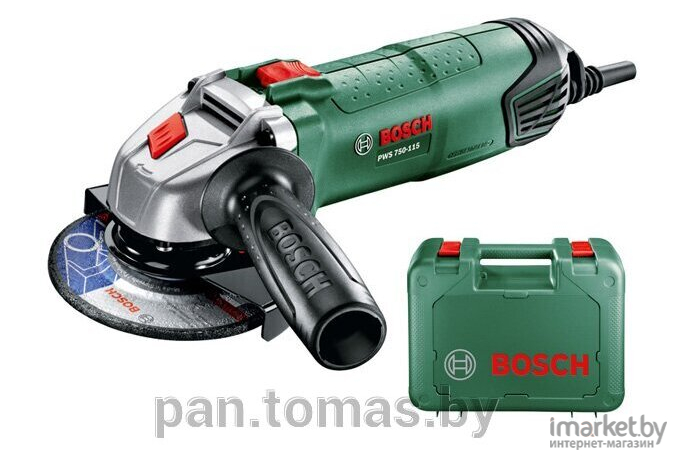 Угловая шлифмашина Bosch PWS 750-115 [06033A240C]