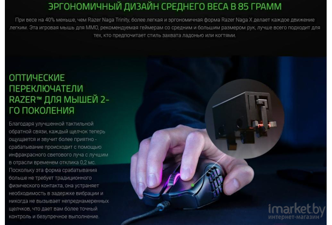 Мышь Razer Naga X [RZ01-03590100-R3M1]