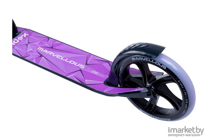 Самокат Ridex Marvellous черный/фиолетовый