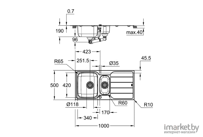 Кухонная мойка Grohe 31572SD1