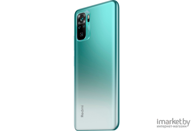 Мобильный телефон Xiaomi Redmi note 10 4Gb+64Gb M2101K7AG Lake Green [32019]