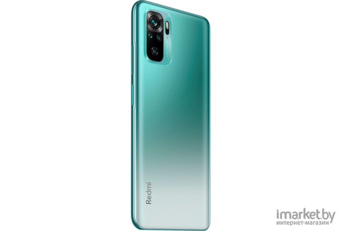 Мобильный телефон Xiaomi Redmi note 10 4Gb+64Gb M2101K7AG Lake Green [32019]