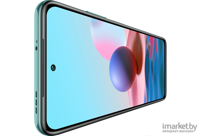 Мобильный телефон Xiaomi Redmi note 10 4Gb+64Gb M2101K7AG Lake Green [32019]