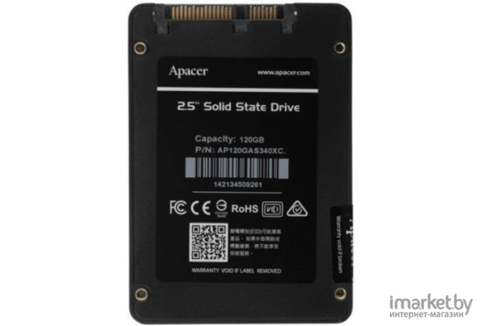 SSD диск Apacer Panther AS340X 120GB [AP120GAS340XC-1]