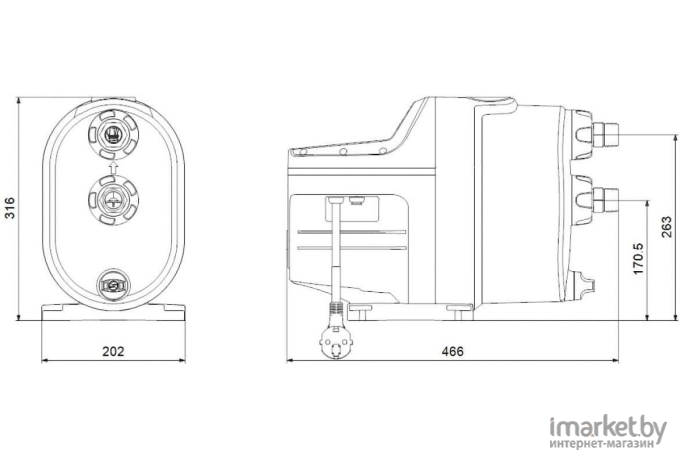 Насосная станция Grundfos Scala1 3-45 [99530405]