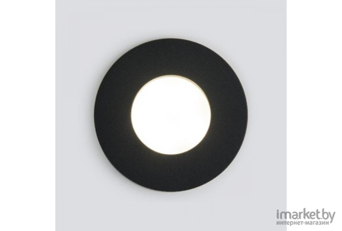 Встраиваемый точечный светильник Elektrostandard 125 MR16 черный матовый