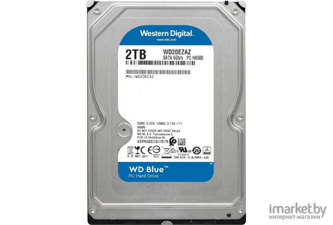 Жесткий диск WD SATA 2TB 6GB/S 256MB [WD20EZBX]