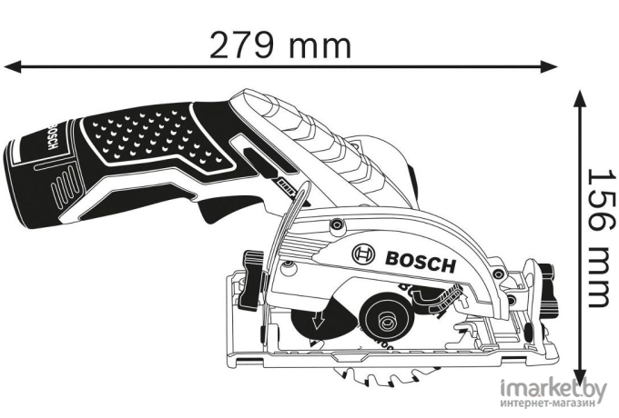 Циркулярная пила Bosch GKS 12V-26 [0615990M41]