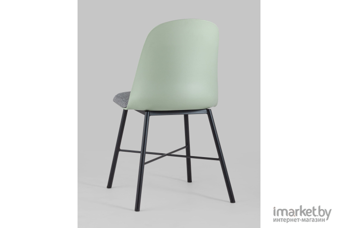 Стул Stool Group Shell серо-зеленый [8336 greyish green 70077]