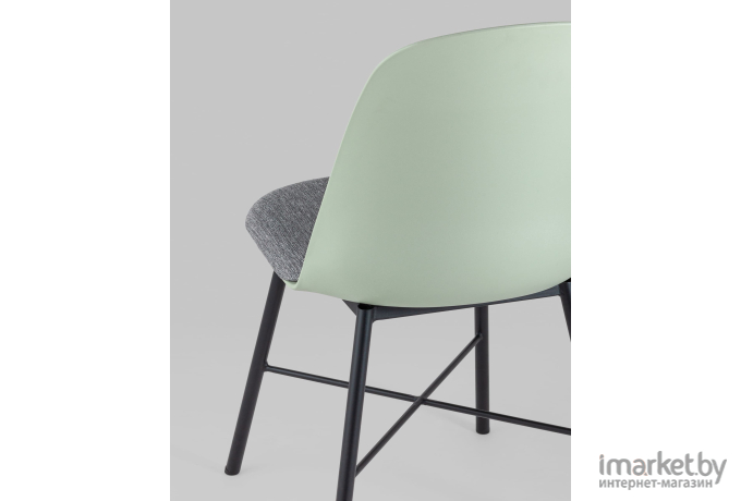 Стул Stool Group Shell серо-зеленый [8336 greyish green 70077]