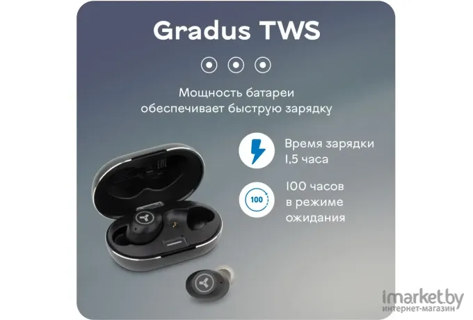 Наушники AccesStyle Gradus TWS Black