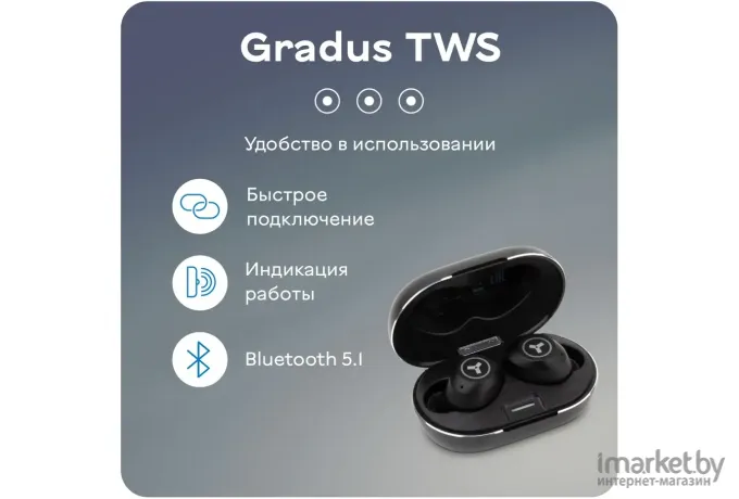 Наушники AccesStyle Gradus TWS Black