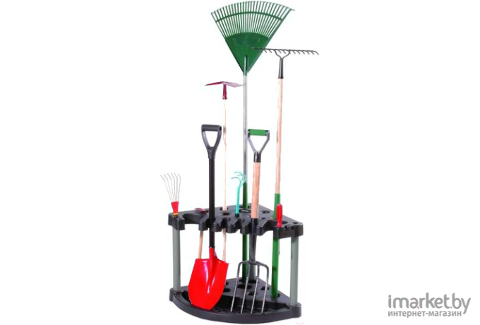 Подставка для садового инвентаря Keter CORNER TOOL RACK черный [230826]